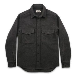 Taylor Stitch Maritime shirt/jacket, men’s size 46, charcoal donegal wool